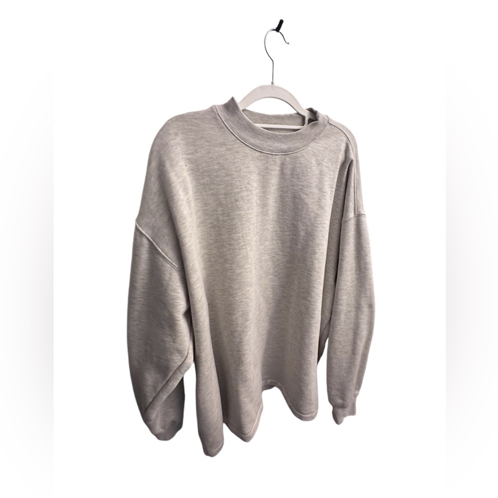 Men's Essentials Fear of God FOG Crewneck Sweatshirt Grey Large